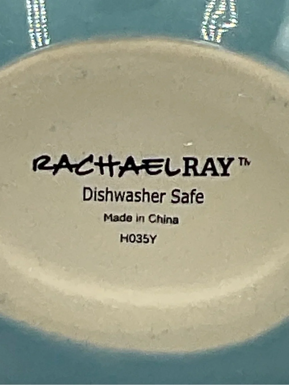NWOT Small Rachael Ray Ceramic EVOO 13oz Vinegar Cruet in Agave Blue H035Y